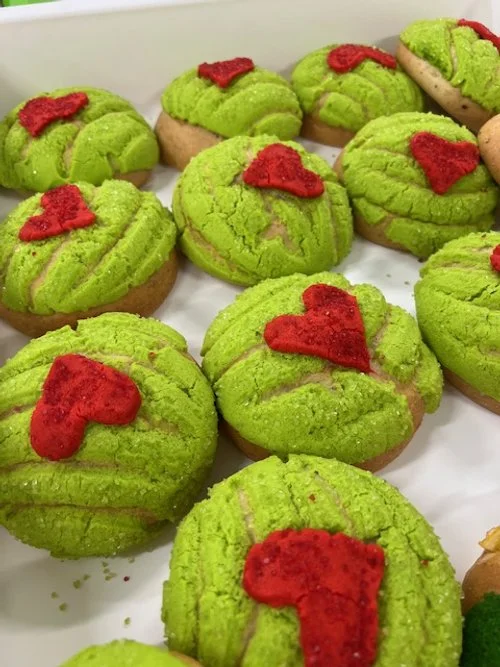 Grinch Concha $4.25 each