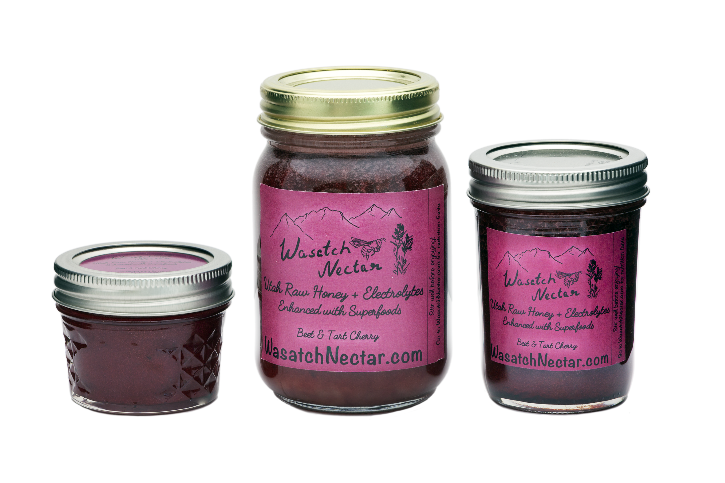 Utah raw beet and tart cherry honey with electrolytes