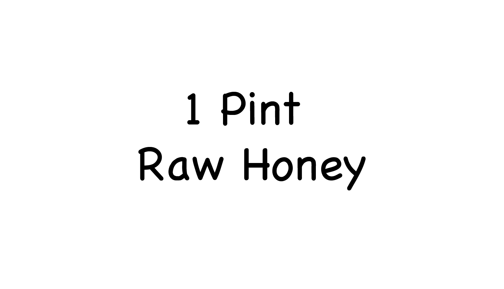 1 pint utah raw unfiltered honey