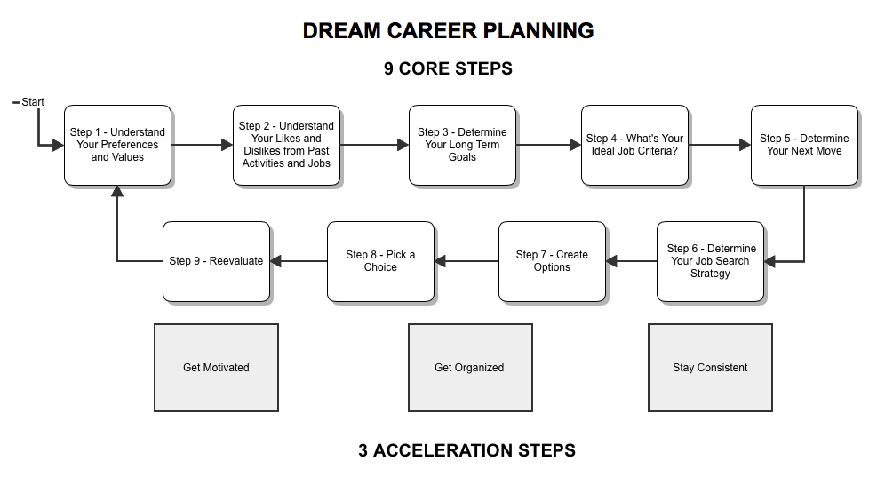 Figure 1 - The 9 Step Career Planning Framework