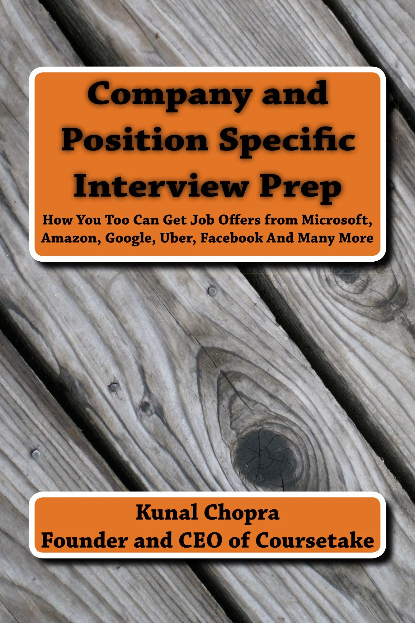 My New Book - Company and Position Specific Interview Prep