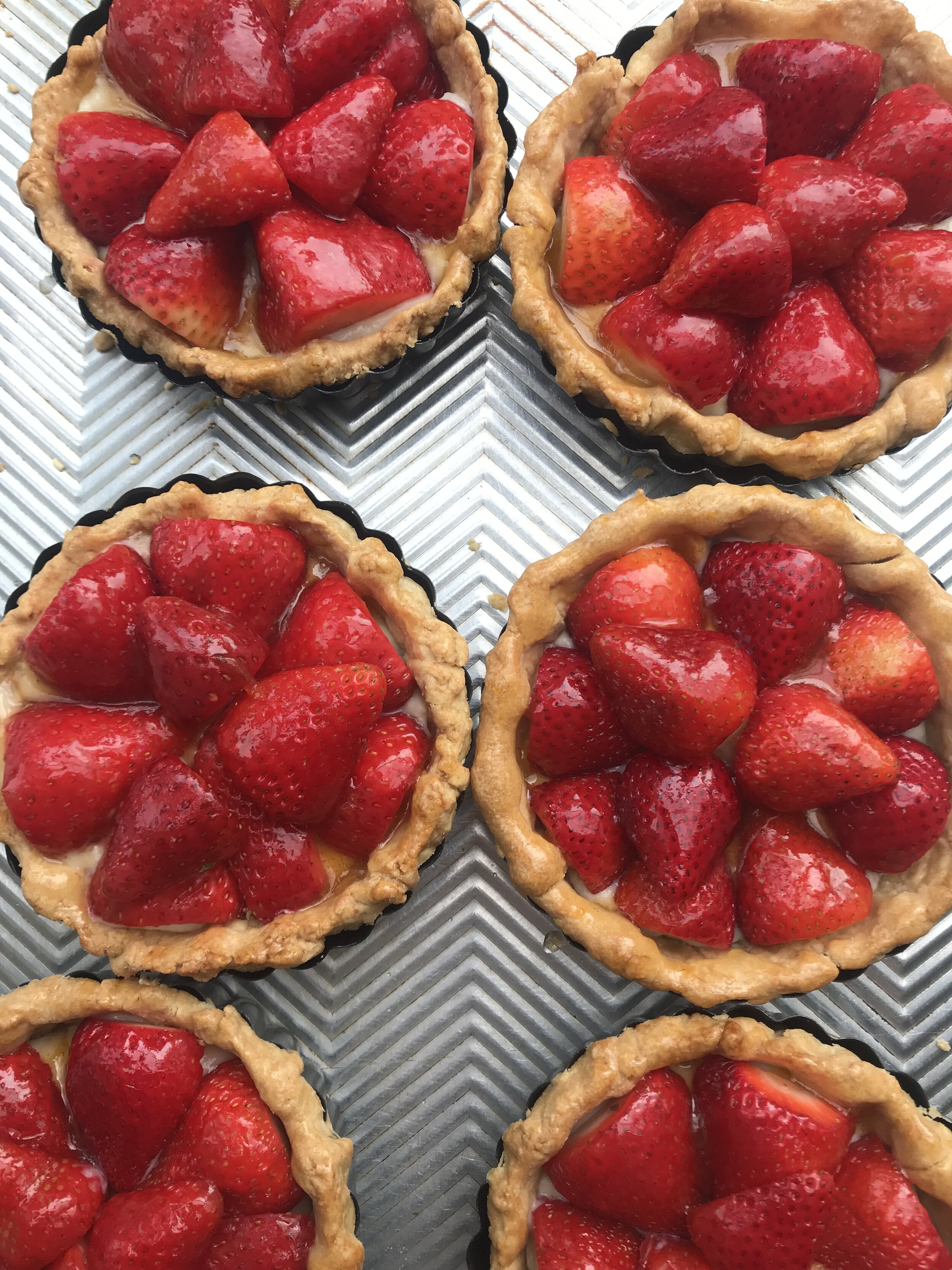 Fresh Strawberry Tarts