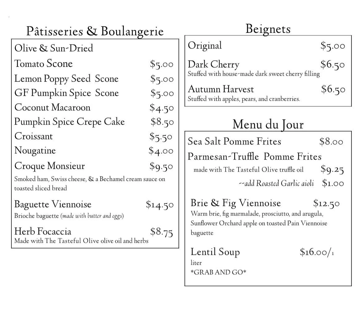 It&rsquo;s another fall day at the opfarmersmarket! This Saturday we will be making fresh beignets, pomme frites, pastries and our favorite fall sandwhich: THE BRIE AND FIG VIENNOISE. Only a couple more markets of the 2024 season, so be sure to come 