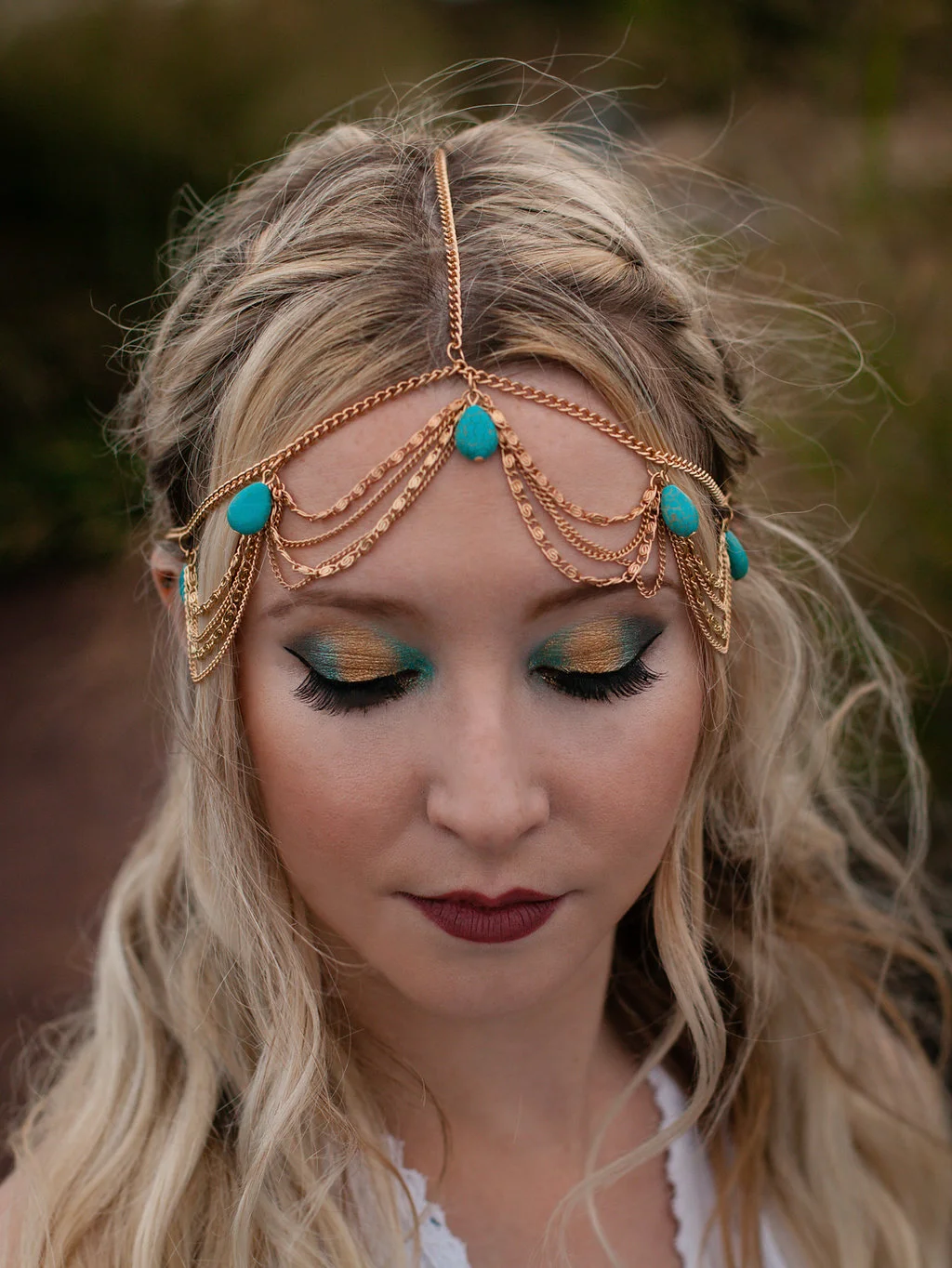 Make-Up and Hair for Bohemian Shoot