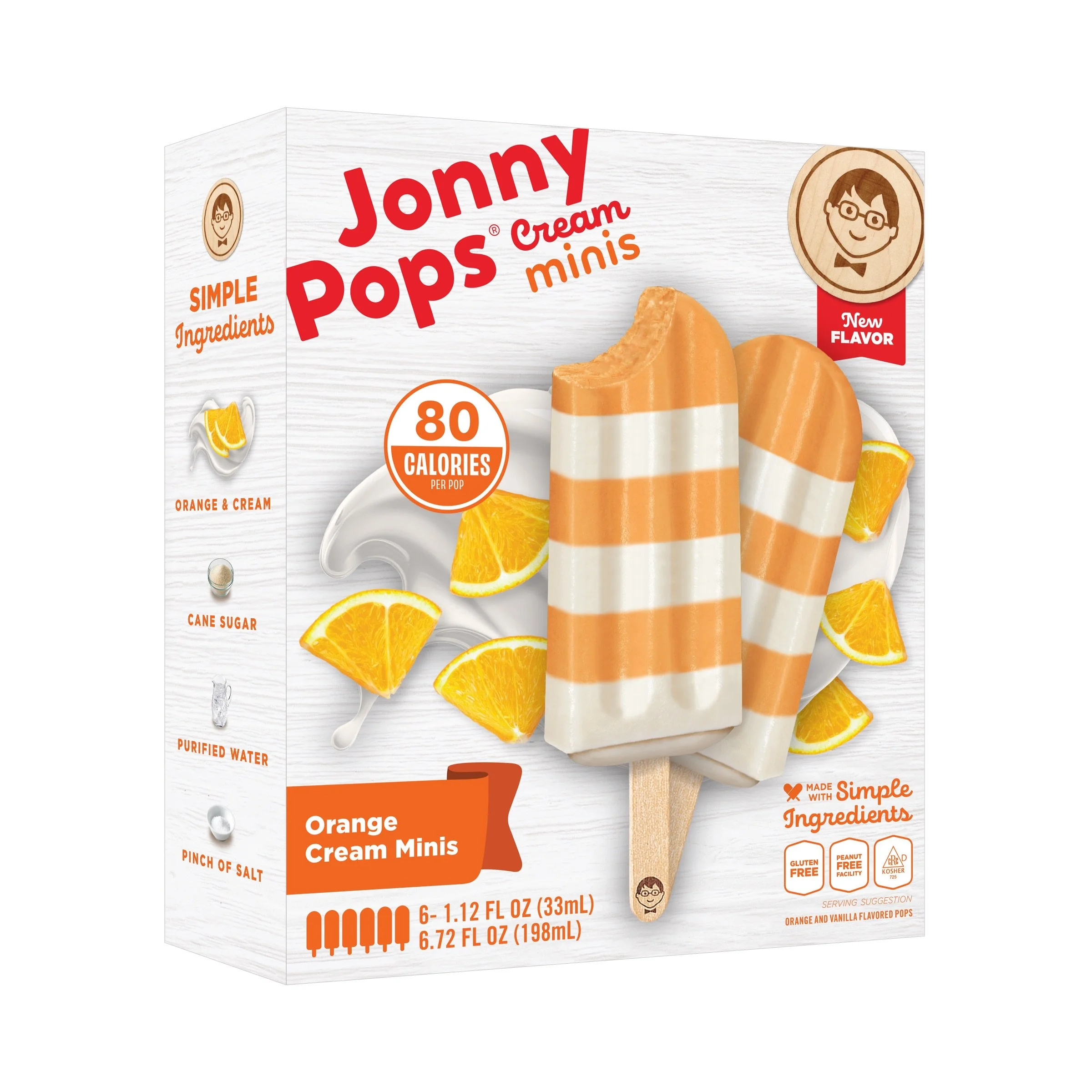 JonnyPops' Minis with Cream Feature a Proprietary Layered Design