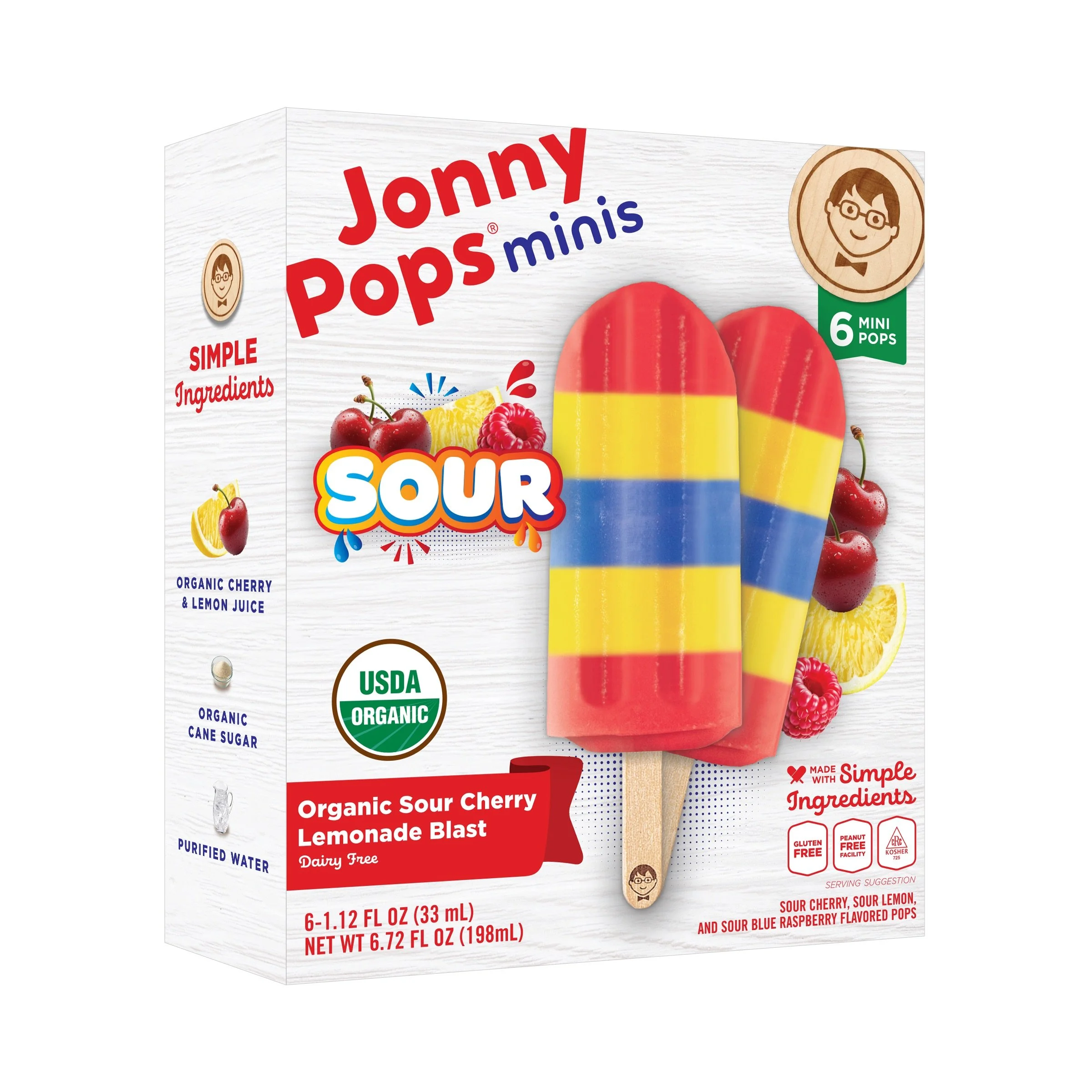 JonnyPops Releases Organic Sour Minis in Stores Nationwide