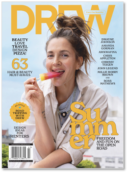 DREW Barrymore Magazine cover - Summer 2024