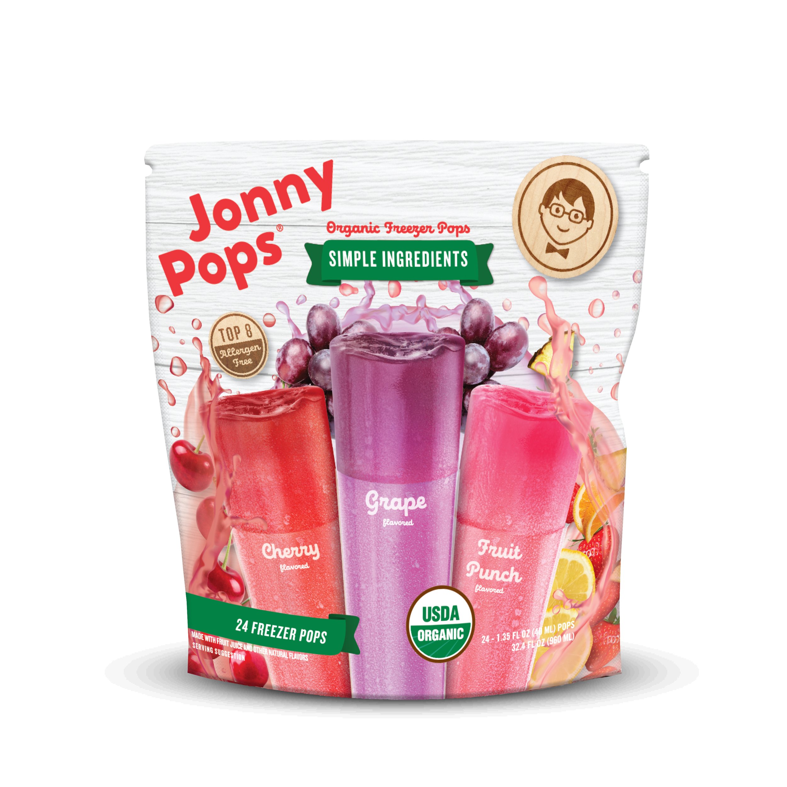 Jonny Rainbow Pops! So good and only 13 grams of sugar. Organic and real  cane sugar. Our kiddo is already obsessed. 12.99/18 in the Sand City, CA  warehouse. : r/Costco