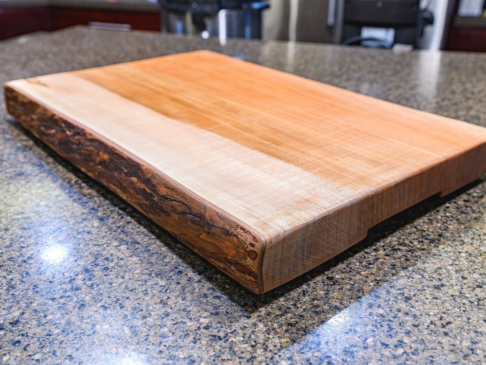 Maple - Cutting Board - Solid Slab - Live Edge