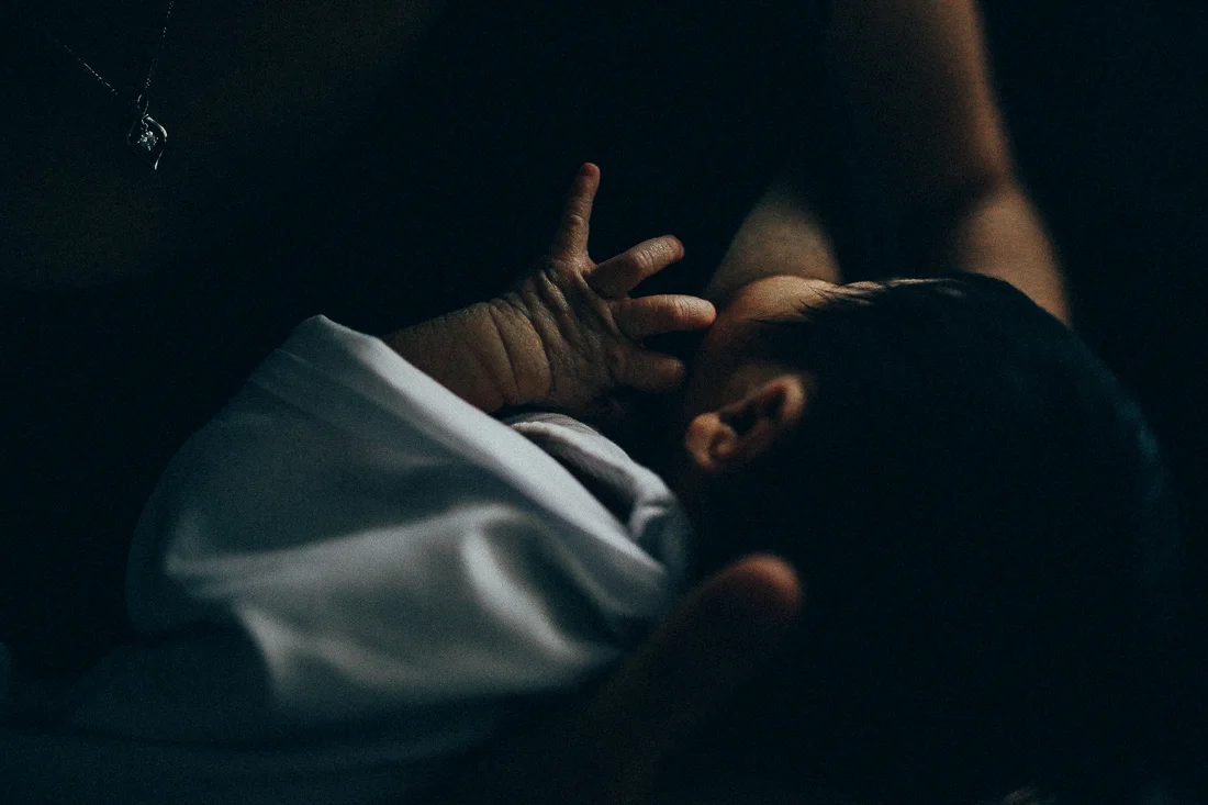 Newborn baby at hospital