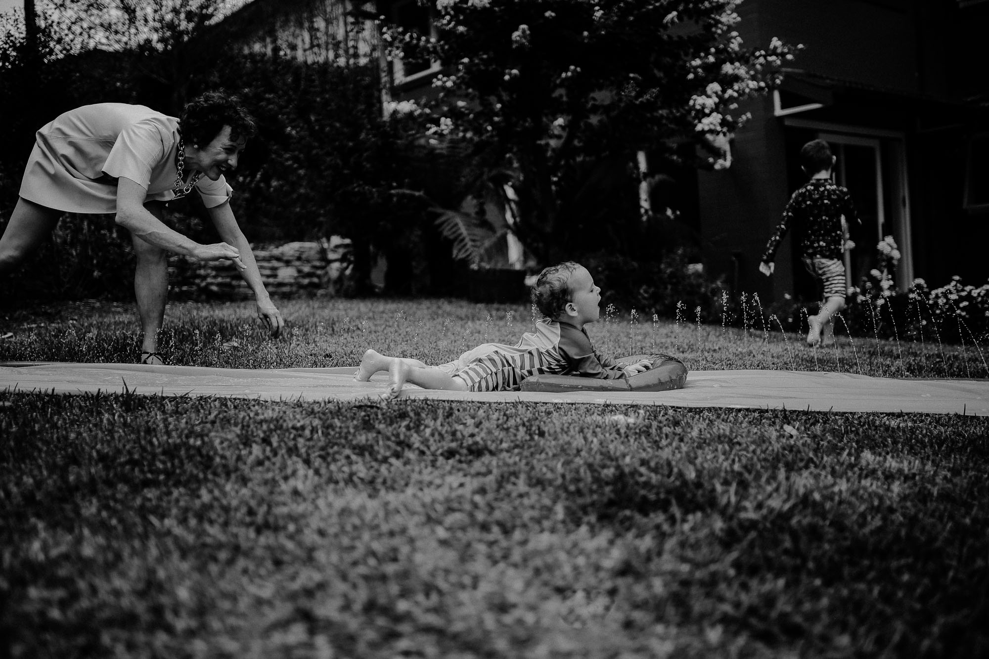 water slide fun | Family Photography