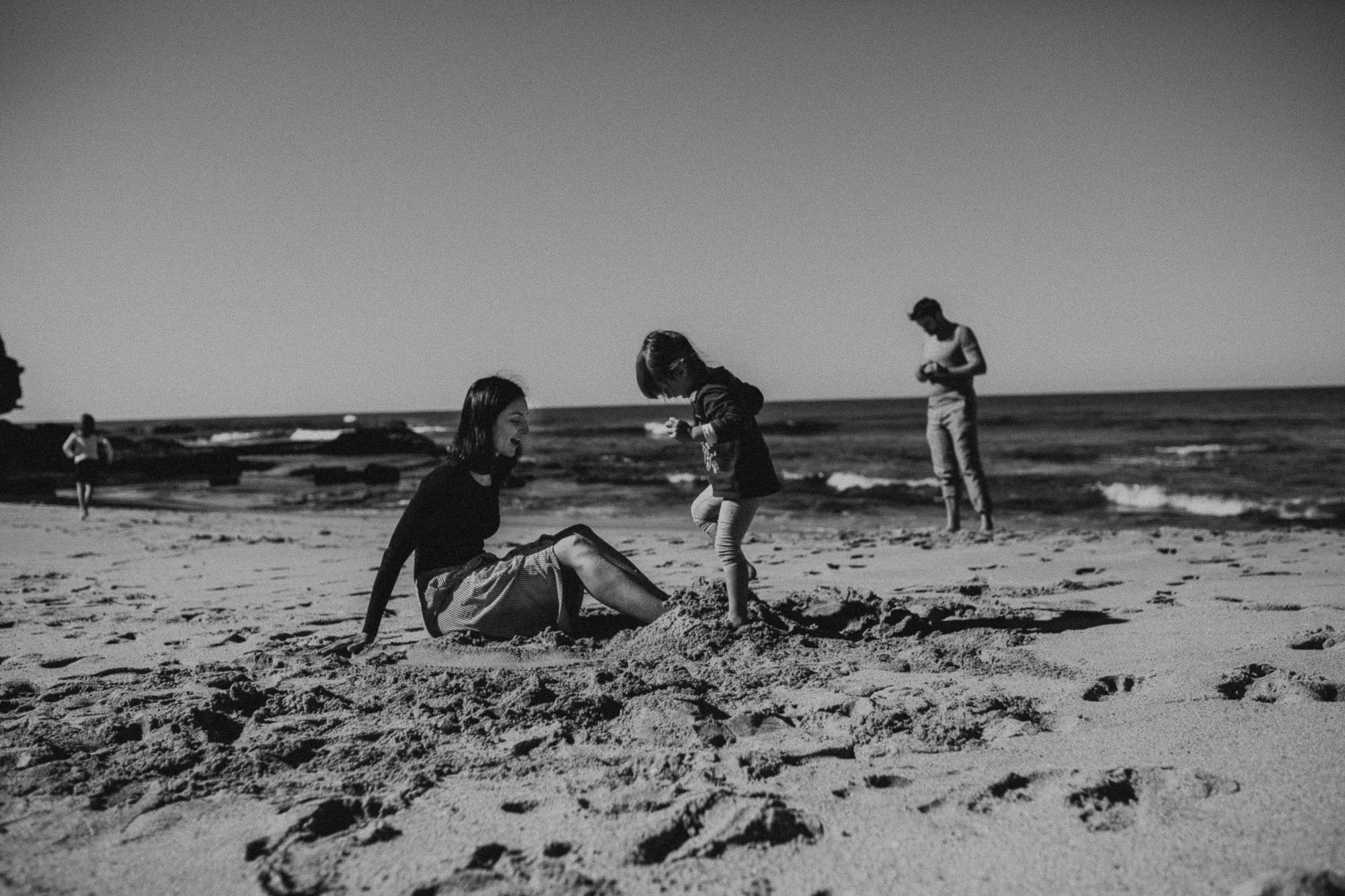 Family Photography | Newport Beach Sand Play