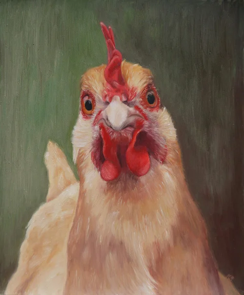 Mabel, 10"x8" oil