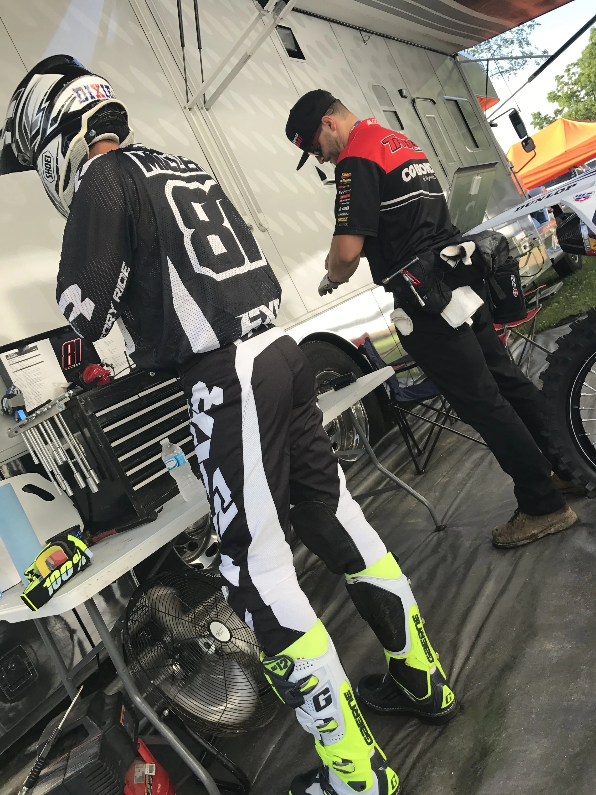 Chas and Henry Miller both do their part to have a successful weekend and the results showed the hard work.