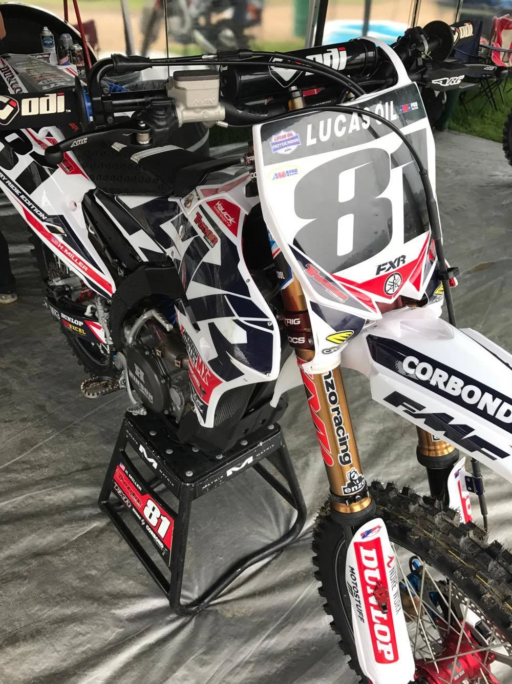 Henry Miller's Triggr Racing tuned Yamaha got a ton of attention thanks to these amazing graphics from FXR Racing.