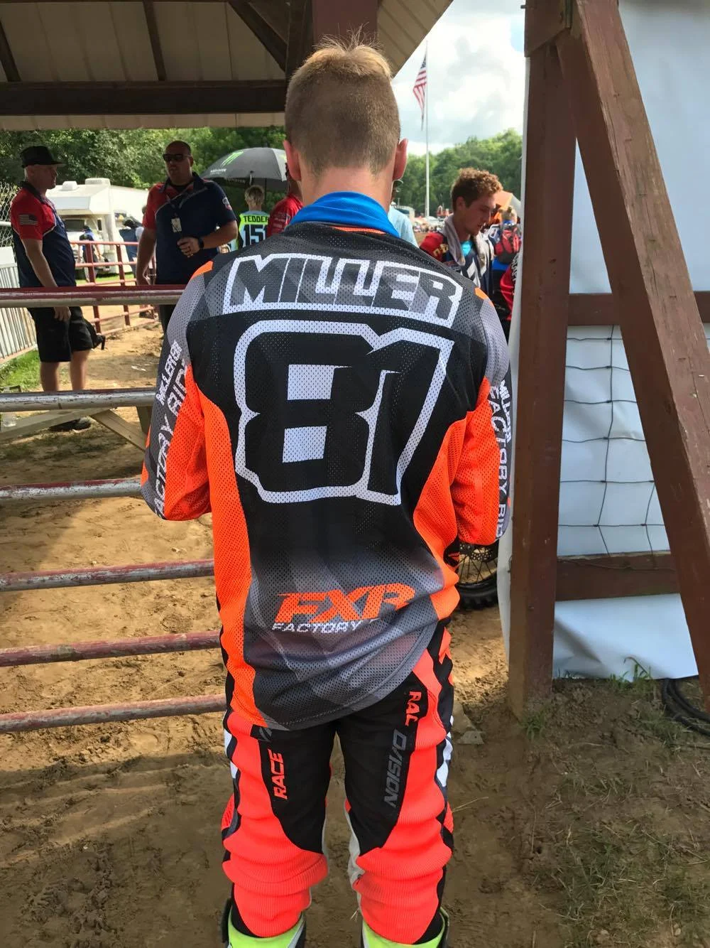 Fans were all too excited to see the 81 line up for another rip around the Spring Creek track. There's no missing him in the super trick FXR Racing set up. Henry turned a lot of heads and backed up his great finishes at the last few rounds with a top ten in moto one and a very solid 12th overall. It's safe to say that Henry has made it to the big time!