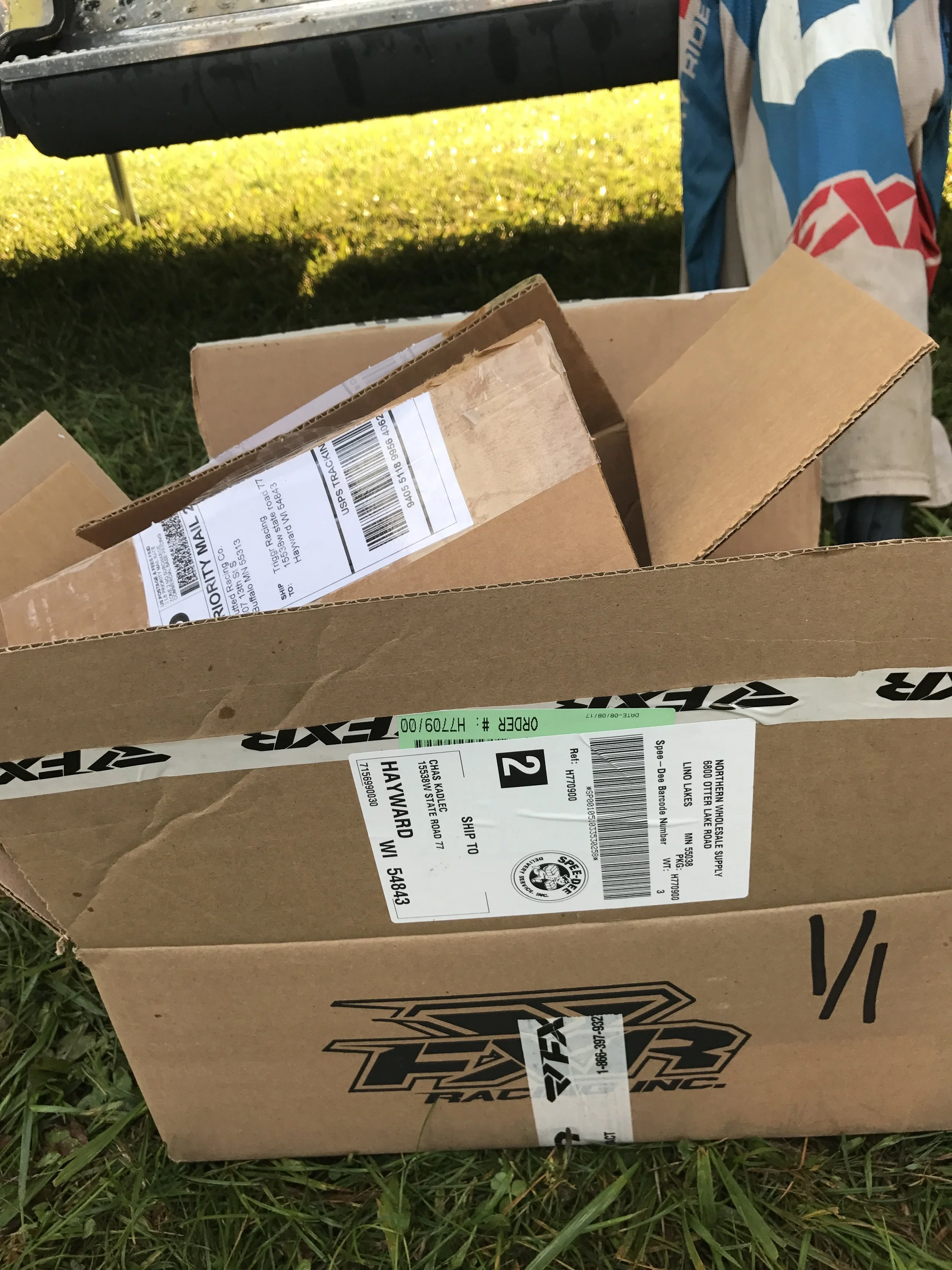Fans definitely get more than they bargain for when they sign up for the TCE MX Fan Experience. We love hooking people up with stuff!