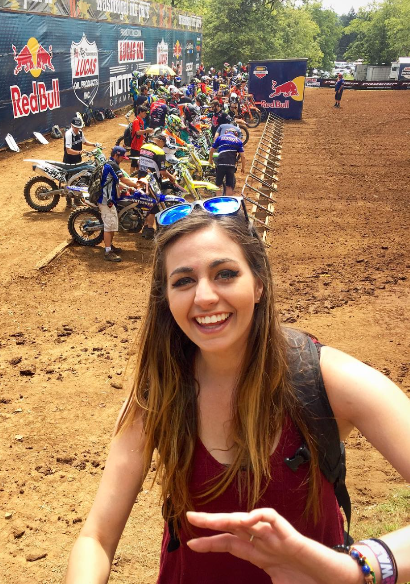 Ashley aka Crashley can always be found front and center for all of the action! Motocross photography and videography is her true passion and something that is evident in every move she's makes. At her home Pro race of the Washougal MX National, she can be spotted running around grabbing some killer shots and working with some of the best in the sport.