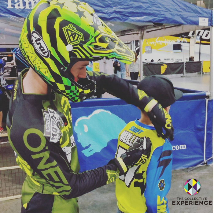Sponsors love when their athletes interact with fans and the media. The more likable and open a rider is, the more marketable and value added the rider is. Aj Catanzaro was a perfect example of great customer interaction at the 2017 Atlanta SX rounds. Acts like these led to him being signed with FXR Racing and the Rockwell Race team for 2018.