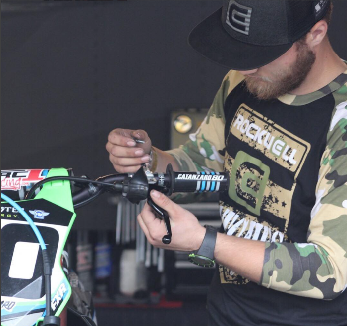 Derrick works under the Rockwell Racing tent and seems to be really liking the squad. The Rockwell team sets themselves apart with a great atmosphere, open and welcoming staff, and great displays for fans.
