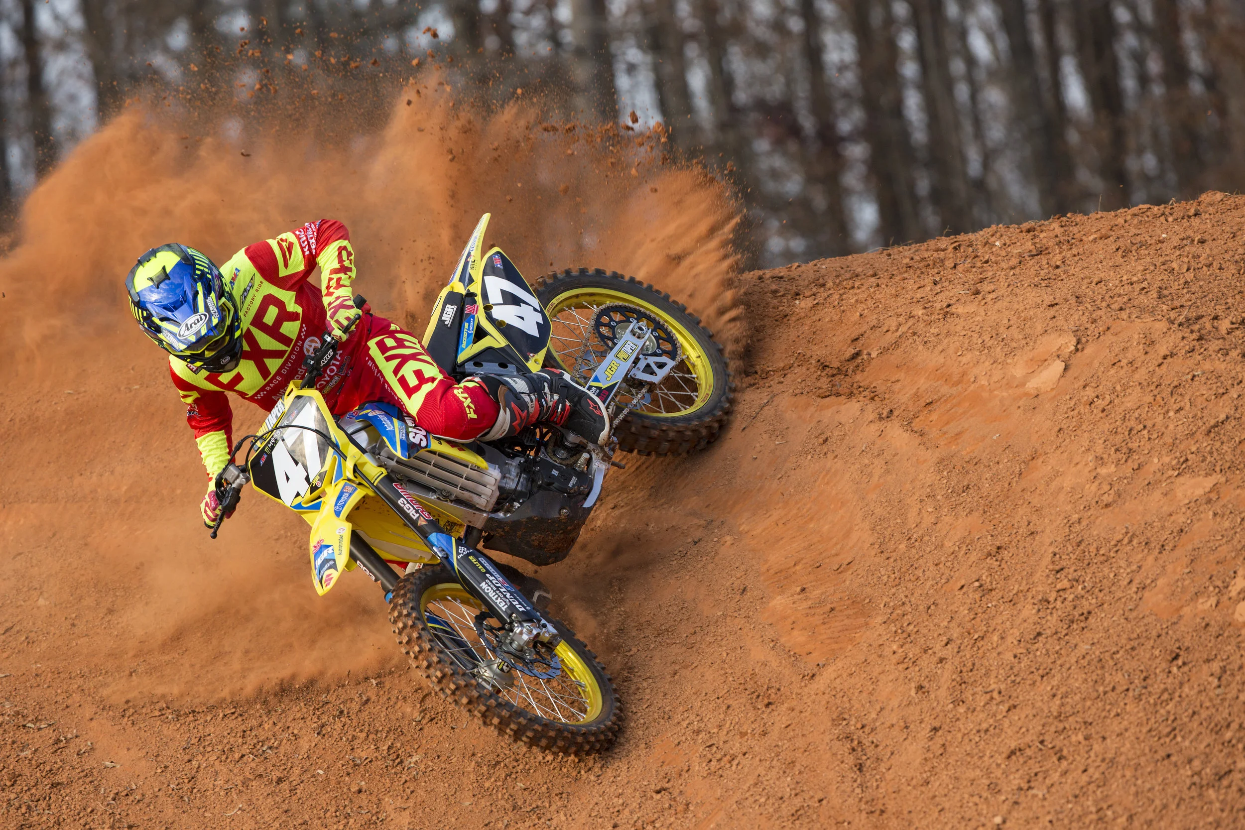 The "Rippa" Jimmy Decotis knows how to get it done for the cameras. Jimmy sports the Helium Air MX gear on a regular basis.