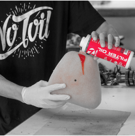 No-Toil makes specializes in 100% biodegradable products that makes dirt bike foam air filter maintanance and changes easier and safer than ever.