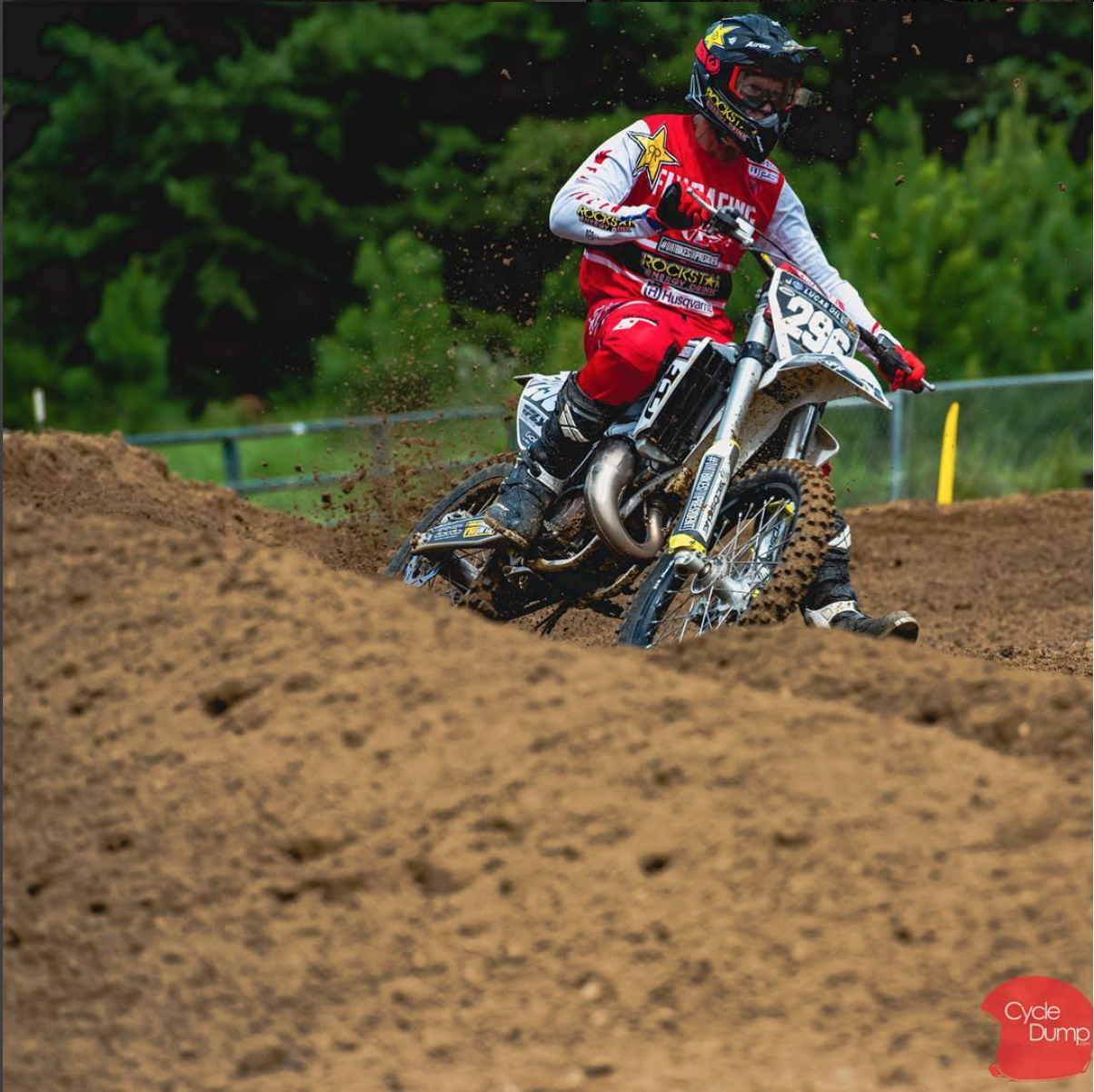 Even though James probably doesn’t get a chance to ride as much as he would like, this guy can seriously rip! James hops into pro class races here and there and often places very well. Not bad for a guy who spends more time on the road than most people spend at home. James’ passion for dirt bikes is evident anytime he throws a leg over a bike. Photo cred: @cycledump