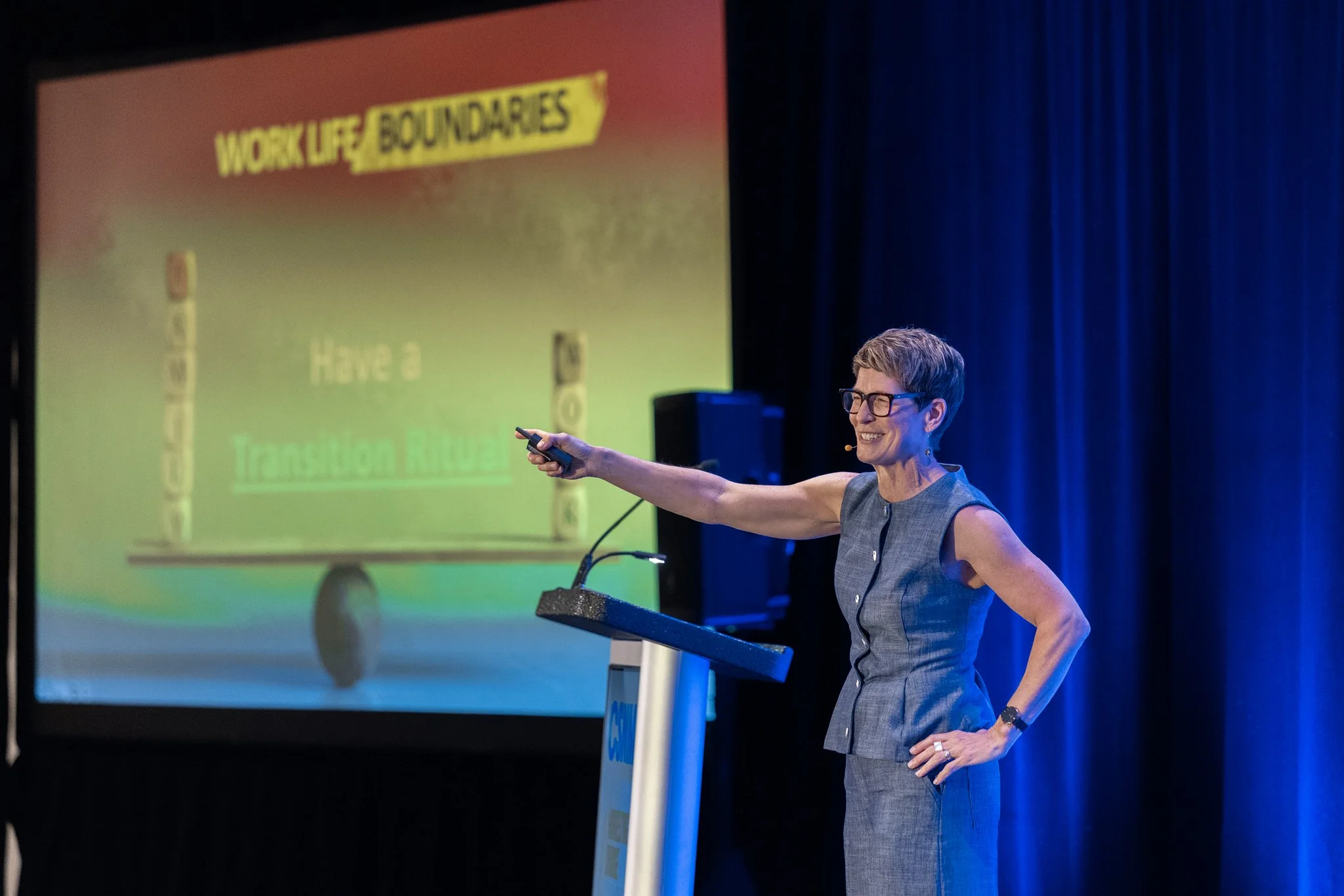 Work Life Balance Keynote by Speaker Shannon Gander in Winnipeg, Manitoba.