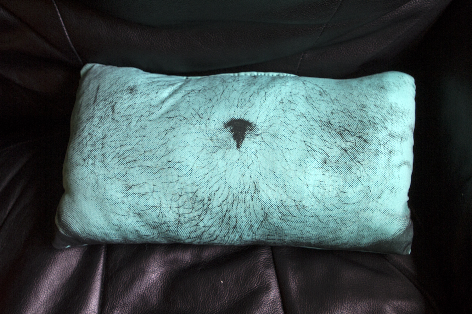 Belly Pillow, 2012, screenprint on fabric