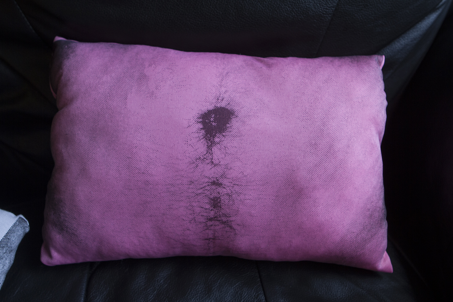 Belly Pillow, 2012, screenprint on fabric