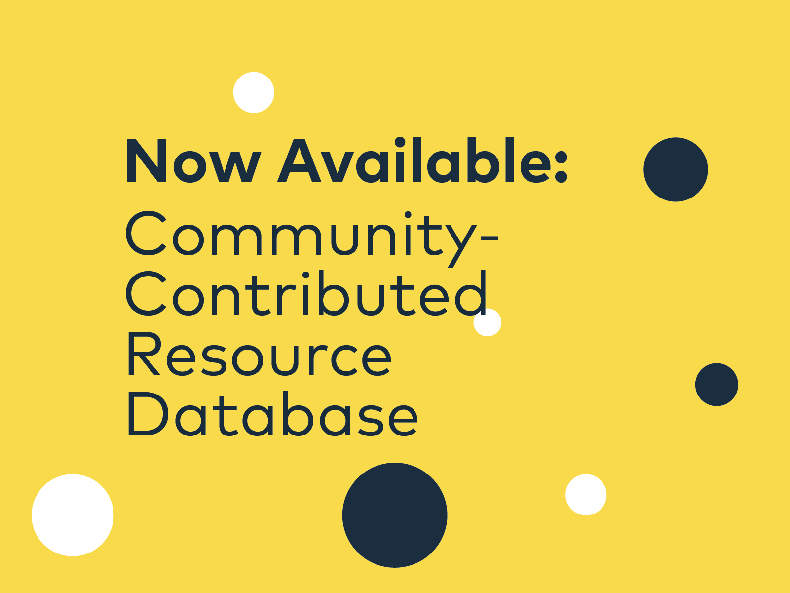 Community-Contributed COVID-19 Resource Database Now Available
