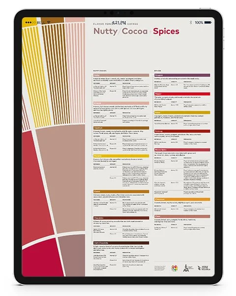 Flavor Perception in Coffee – Nutty Cocoa Spices