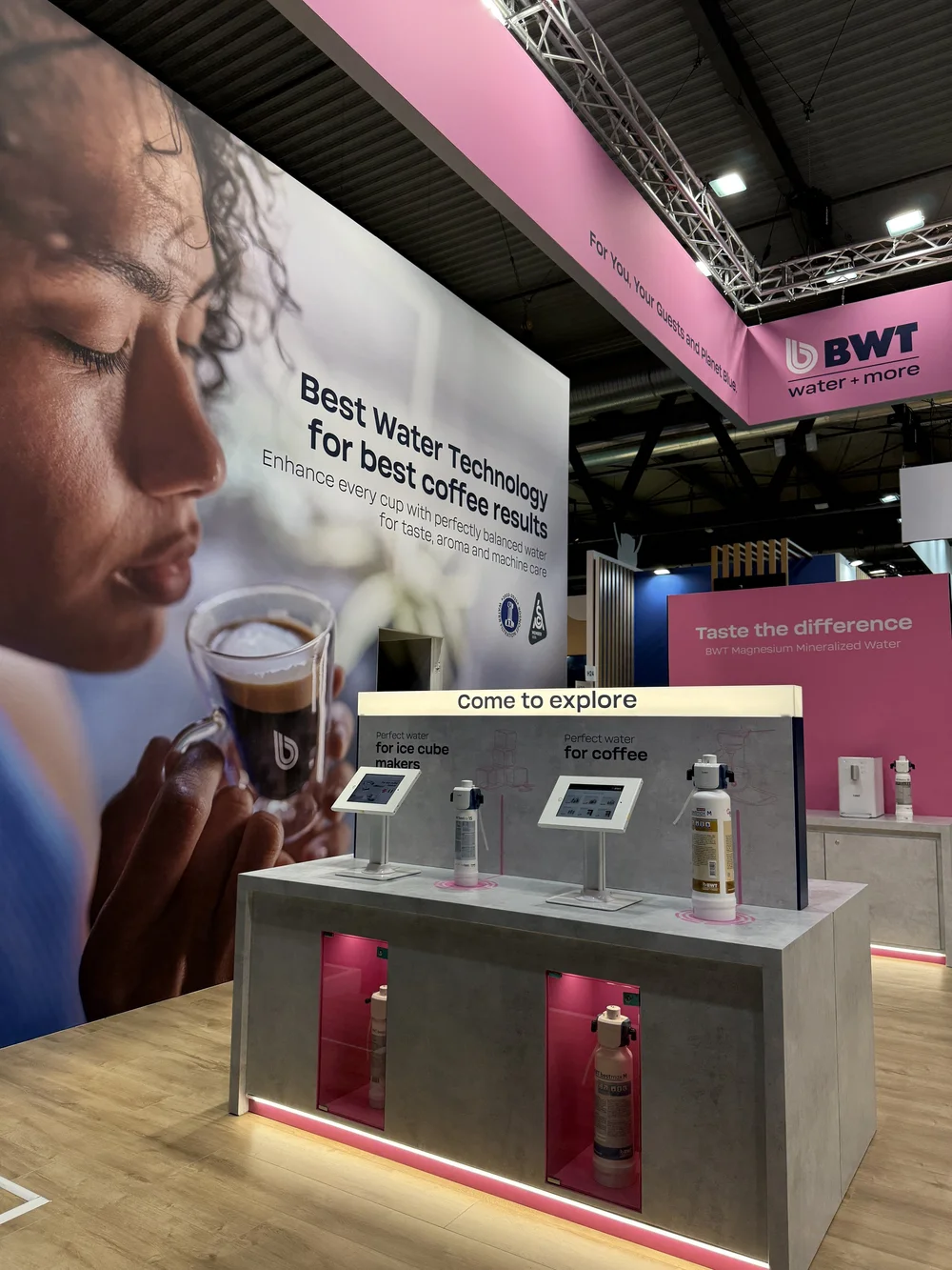  BWT water+more presented its latest water optimization solutions at HOST in Milan.&nbsp;   Photo credit: BWT water+more &nbsp; 