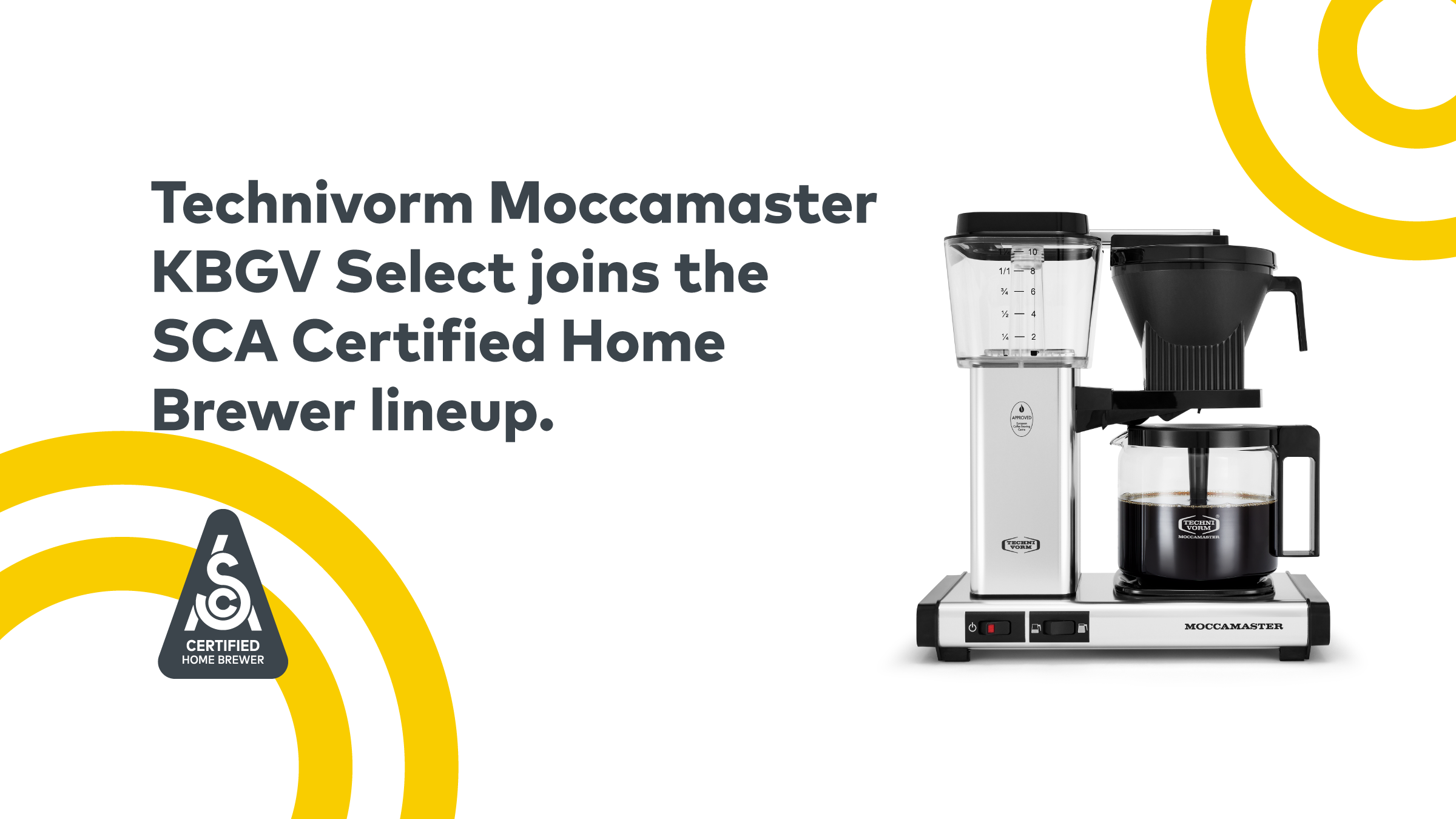 New SCA Certified Home Brewer: Technivorm Moccamaster KBGV Select —  Specialty Coffee Association