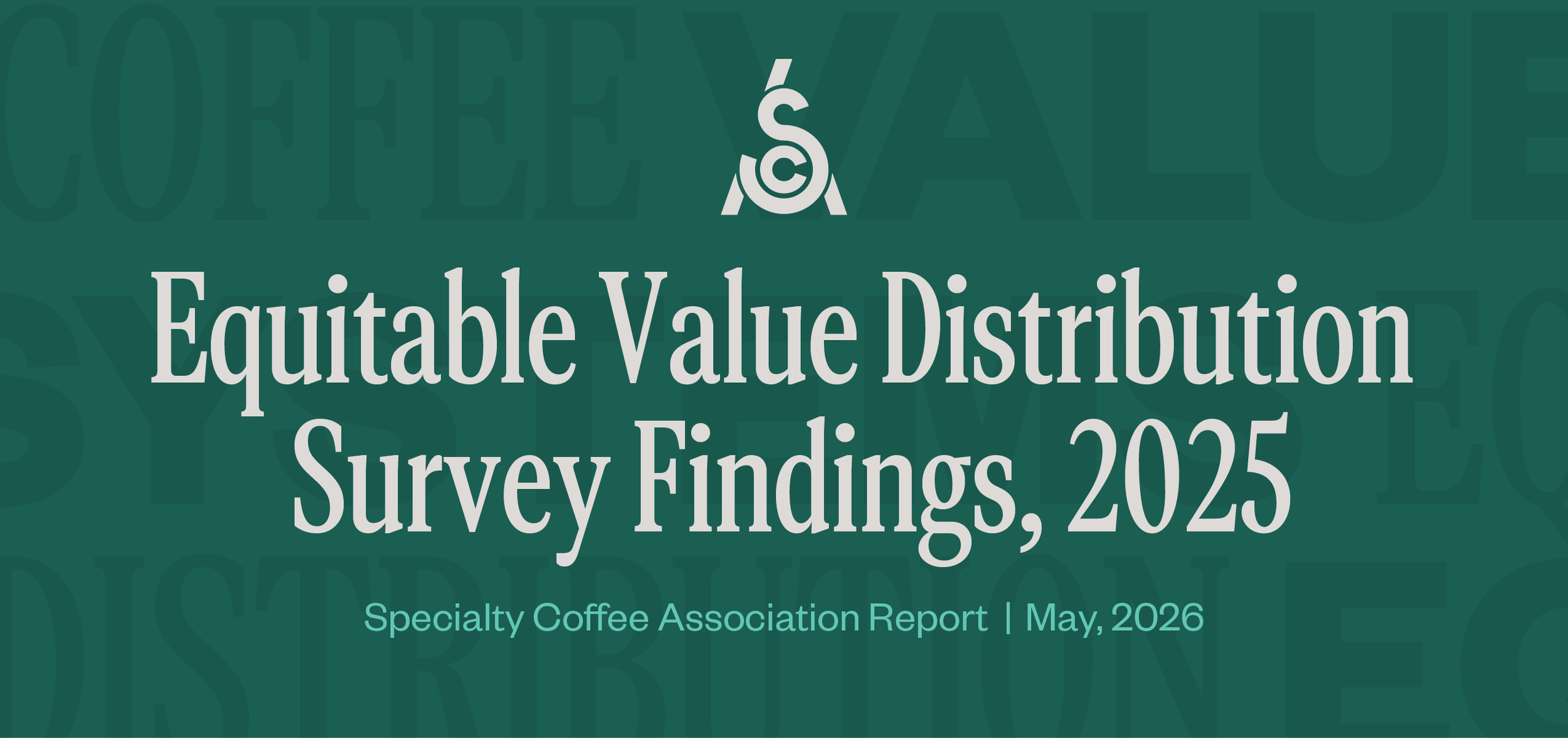Equitable Value Distribution Report Survey Findings with SCA logo and green background