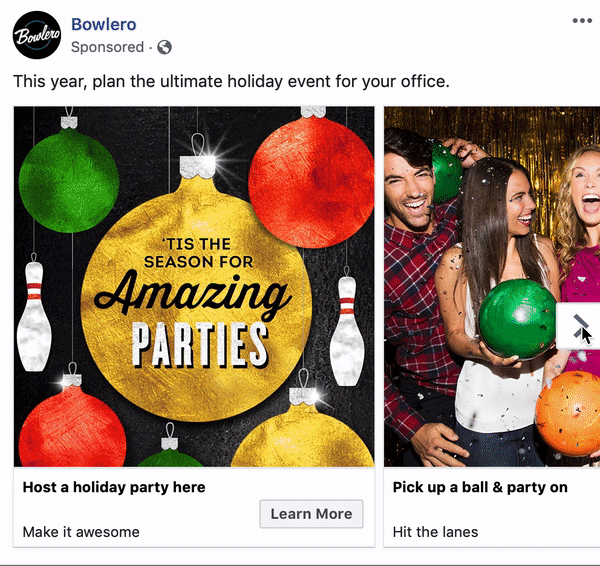 Paid Support FB Carousel