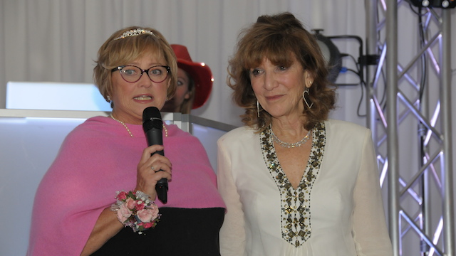 Coalition for Women's Cancers at Southampton Hospital's Susan Barry Roden and Julie Ratner, the Ellen Hermanson Foundation Founder. (Photo: Richard Lewin)