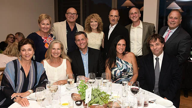 East Hampton Chamber of Commerce members with Julie Ratner. (Photo: Rob Rich/SocietyAllure.com)