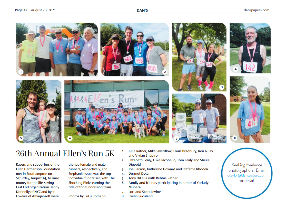 26th Annual Ellen's Run 5K