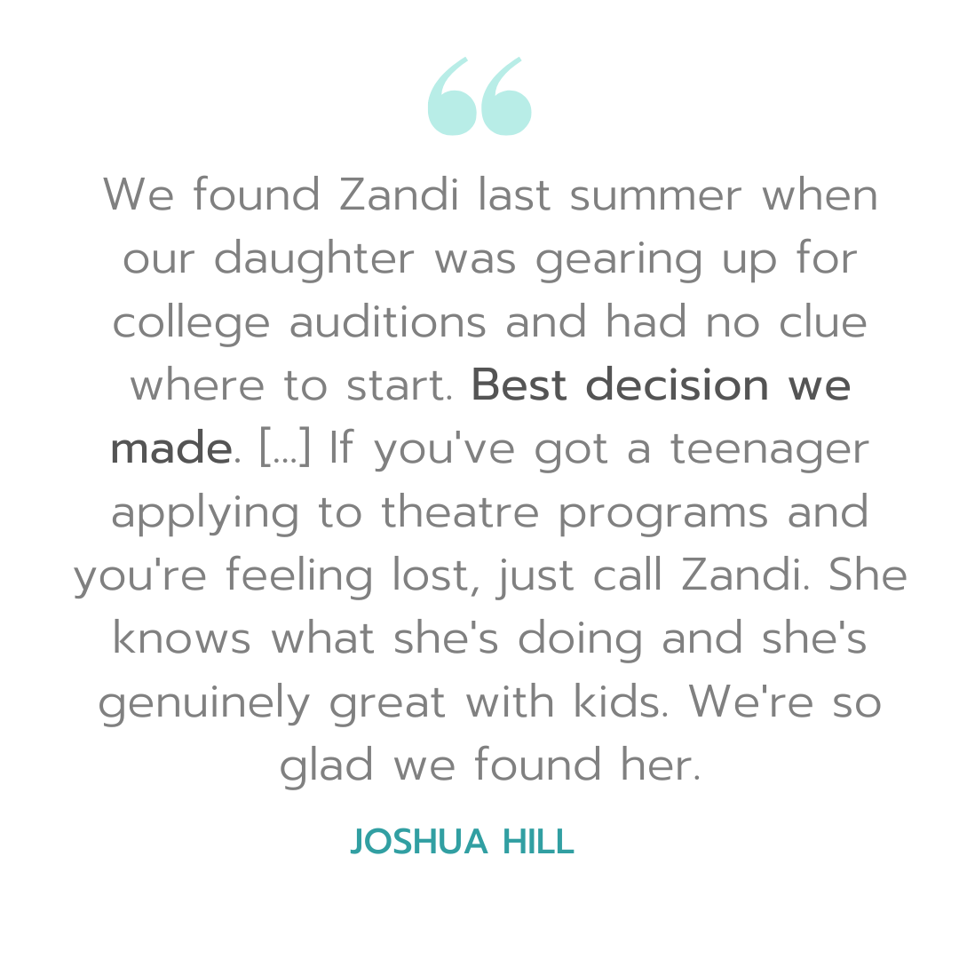 Parent Recommended Zandi Carlson College Audition Prep Review 2025.png