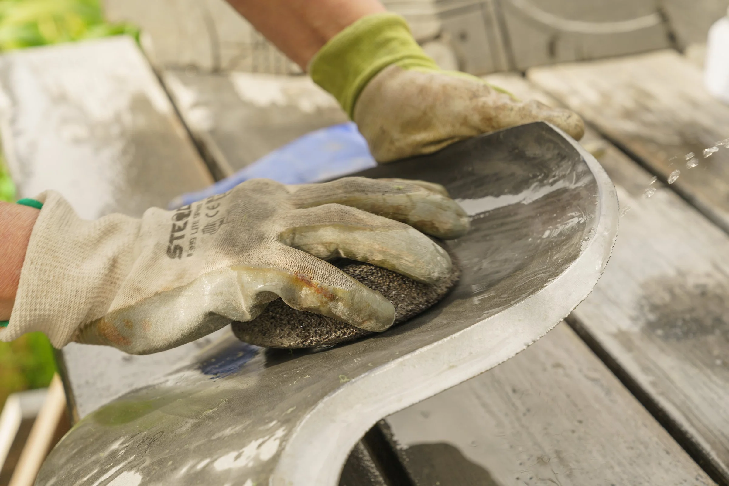 Carving in our back yard