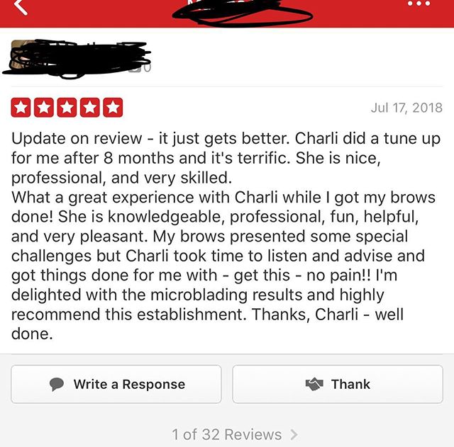 These reviews make my day, y’all!
