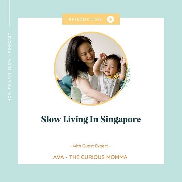 Ep 12 of the poddy, Slow Living In Singapore with guest @thecuriousmomma

I got to chat with Ava about her experiences living a slower life in Singapore. Ava and I talk about choosing a different path in a fast paced &lsquo;workaholic&rsquo; culture 