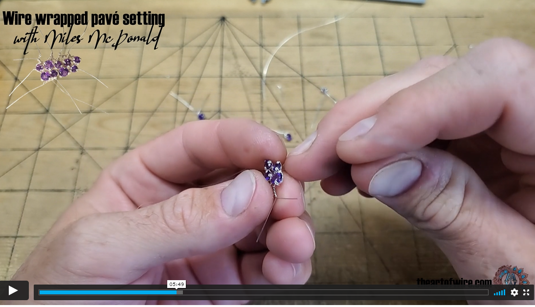 Wire Wrap Pavé Tutorial and Bracelet In-Depth — Miles McDonald