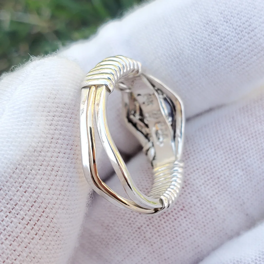 Tanzanite Ring Size 7 — Miles McDonald - The Art of Wire
