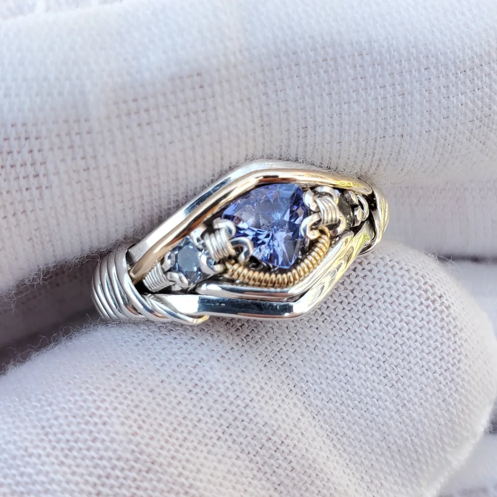 Ringring ページ Tanzanite Ring Size 7 — Miles McDonald - The Art of Wire
