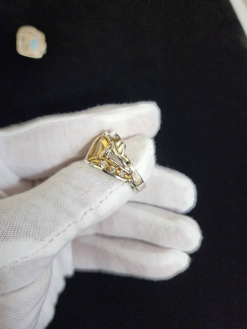 AMAJXN Munsteiner Citrine Ring Size 10 — Miles McDonald