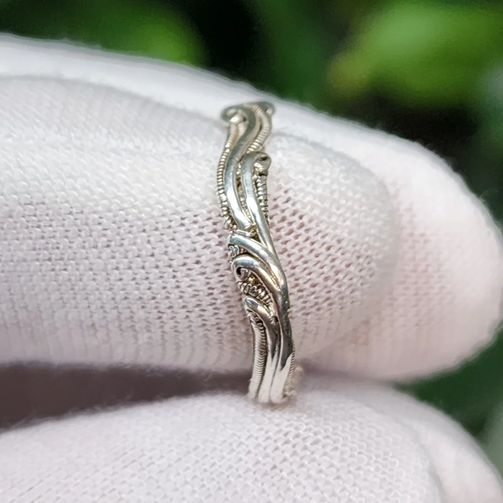 Sapphire Flow Ring — Miles McDonald - The Art of Wire