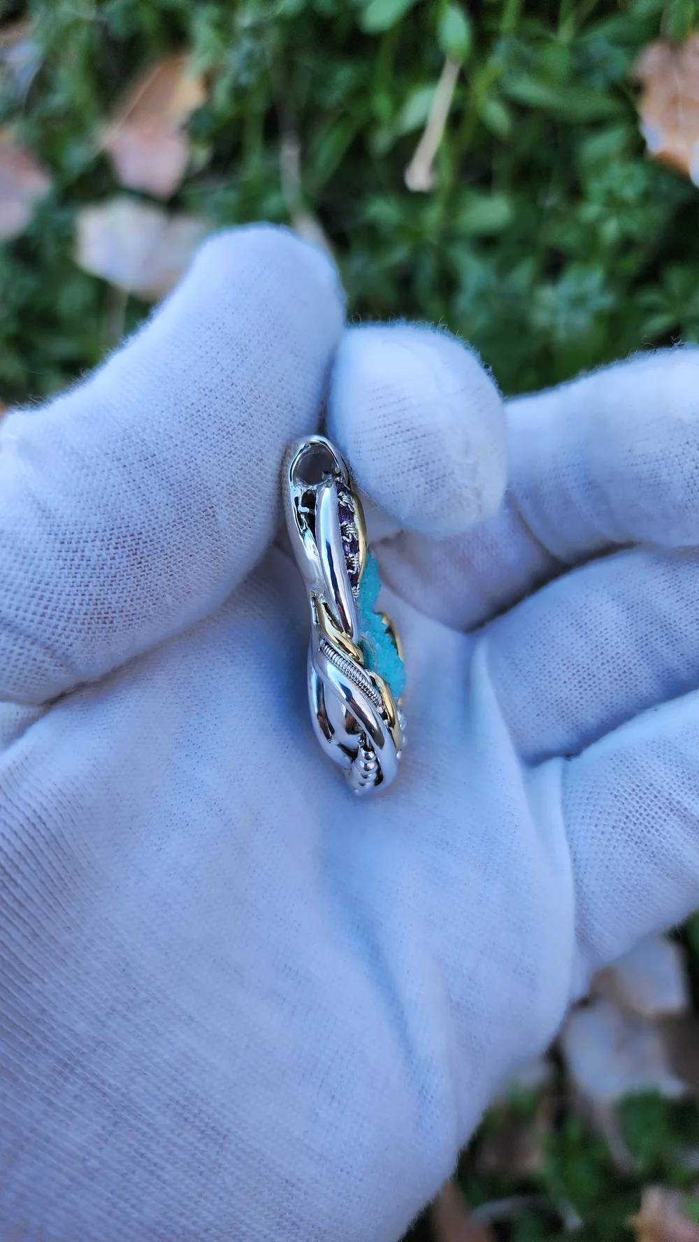 Gem Silica Druzy & Amethyst — Miles McDonald - The Art of Wire