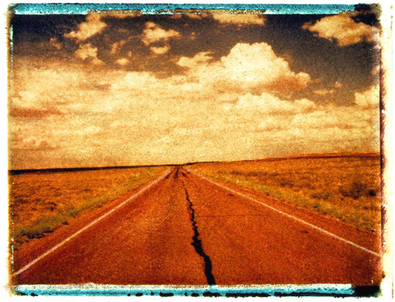 Desolate Highway, photographed in Arizona